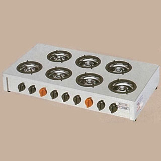 飯城 M-607C 12A・13A(都市ガス)【厨房機器】 【メーカー直送/後払い決済不可】 【厨房機器 ガス機器 ガステーブル 業務用】【厨房館】