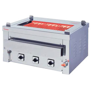 押切電機 卓上型 電気グリラー (卓上万能タイプ) G-10T(給排水付) 720×550×350【押切電機株式会社 グリラー フライヤー ウォーマー なら押切電気取り扱いの名調で！】 【メーカー直送/後払い決済不可】【厨房館】