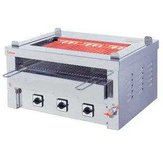 押切電機 卓上型 明かりグリラー (両面焼卓上全能手合い) G-10TW(給排水付) 720×550×350【押切電機株式会社 グリラー フライヤー ウォーマー なら押切明かり取りまわしの名調で！】【製造業者直送/後ばらい決済不可】【御厨子所館】
