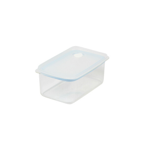 【まとめ買い10個セット品】パール金属 Easy Clean 深型密閉保存容器(M)(ブルー)【厨房館】