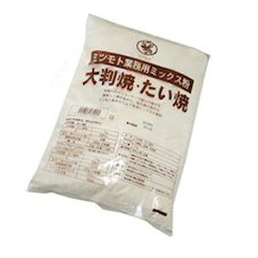 【まとめ買い10個セット品】蜜元 大判焼・たい焼き粉［焼饅頭専用粉］1kg 【 たい焼き粉 鯛焼き粉 業務用 】【厨房館】