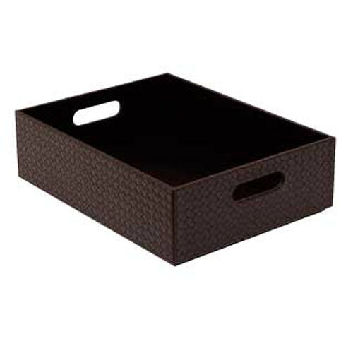 【まとめ買い10個仕掛ける品】シンビ 西洋手ぬぐいお盆 TM-PA 赤銅色【勝手もと館】