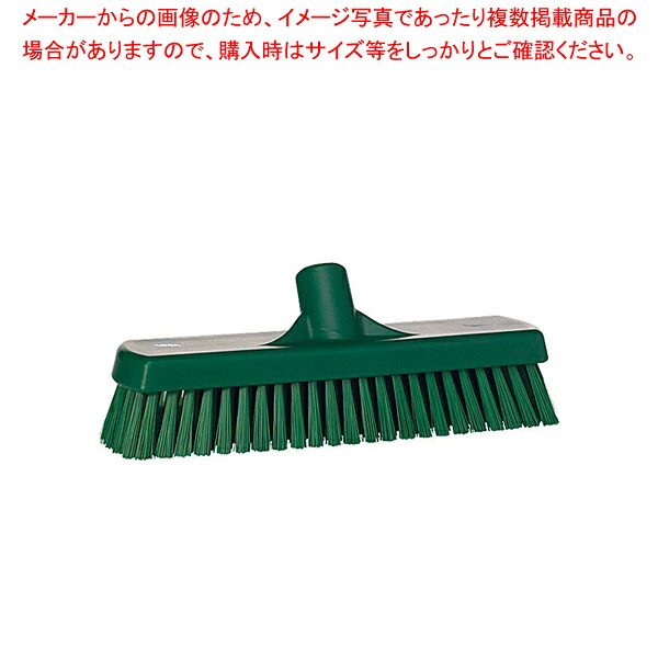 ヴァイカン デッキブラシ ハードタイプ 7060 グリーン 【デッキブラシ部品 アタッチメント デッキブラシ部品 アタッチメント 業務用】【厨房館】