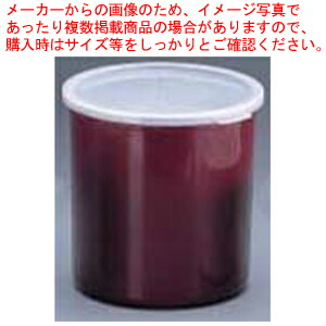 【まとめ買い10個セット品】キャンブロ カラークロックス (蓋付) CP15 ブラウン【ドレッシングポット ディスペンサー サラダバー 業務用】【厨房館】