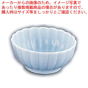 【まとめ買い10個セット品】AZ4-116 青白菊型小付【厨房館】
