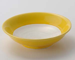 【まとめ買い10個セット品】和食器 ロ019-178 黄白刺身鉢【キャンセル/返品不可】【厨房館】