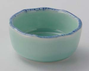 【まとめ買い10個セット品】和食器 ミ021-058 深海青磁流水彫丸千代口【キャンセル/返品不可】【厨房館】