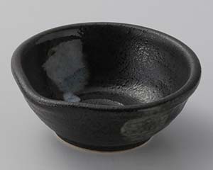 【まとめ買い10個セット品】和食器 ロ021-218 白吹黒水晶片口豆鉢【キャンセル/返品不可】【厨房館】