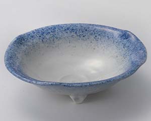 【まとめ買い10個書き割り品】和食器  ア022-208 吹墨三足向付【取りやめる/返品不可】【勝手もと館】
