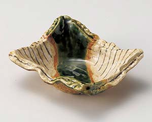 【まとめ買い10個セット品】和食器 ツ032-068 織部細十草長角60向付【キャンセル/返品不可】【厨房館】
