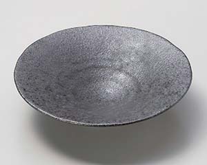 【まとめ買い10個仕掛ける品】和食器  イ037-138 前日シ黒 平鉢【とり止める/返品不可】【御厨子所館】