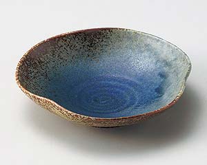 【まとめ買い10個セット品】和食器 ア041-198 瑠璃変形平鉢大【キャンセル/返品不可】【厨房館】｜業務用厨房機器の飲食店厨房館