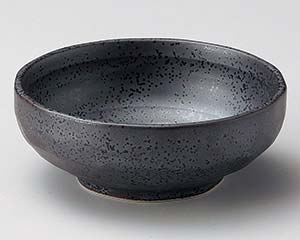【まとめ買い10個セット品】和食器 イ069-078 黒釉3.5ボール【キャンセル/返品不可】【厨房館】