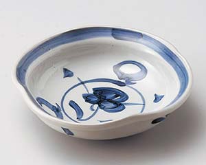 【まとめ買い10個セット品】和食器 オ071-088 呉須草花5.0中鉢【キャンセル/返品不可】【厨房館】