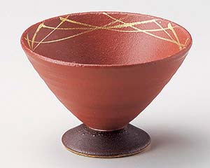 【まとめ買い10個セット品】和食器 ツ075-138 赤化粧金ライン3.3小付【キャンセル/返品不可】【厨房館】