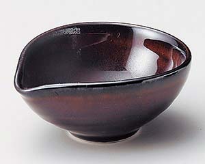 【まとめ買い10個セット品】和食器 ネ077-138 漆ブラウン片口ボウルミニ【キャンセル/返品不可】【厨房館】