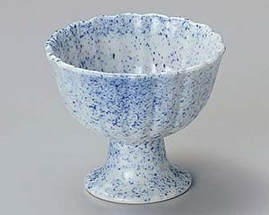 【まとめ買い10個セット品】和食器 ホ083-198 墨吹菊形高台珍味【キャンセル/返品不可】【厨房館】
