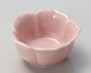 【まとめ買い10個セット品】和食器 ホ088-478 ピンク桔梗型平珍味【キャンセル/返品不可】【厨房館】