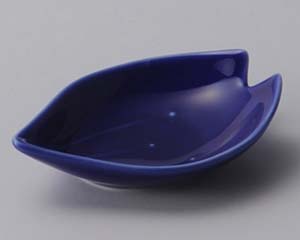 【まとめ買い10個セット品】和食器 ロ091-228 さくら型珍味ブルー【キャンセル/返品不可】【厨房館】