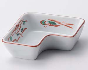 【まとめ買い10個仕掛ける品】和食器  チ095-068 花鳥L鉢【とり止める/返品不可】【御厨子所館】
