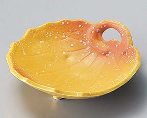 【まとめ買い10個書き割り品】和食器  ミ098-148 マロン吹木の葉皿【取りやめる/返品不可】【勝手もと館】