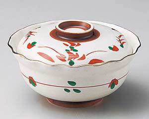 【まとめ買い10個仕掛ける品】和食器  ホ104-168 花型はなやぎ円お菓子碗(渕サビ・大)【取り止める/返品不可】【勝手もと館】 キッチン用品・食器・調理器具-食器-食器・カトラリー・グラス
