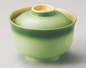 【まとめ買い10個セット品】和食器 ロ107-138 緑彩円菓子碗【キャンセル/返品不可】【厨房館】