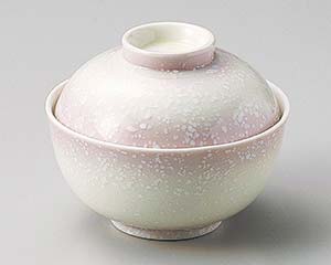【まとめ買い10個仕かける品】和食器  ミ108-168 さくら色白吹煮物碗【取りやめる/返品不可】【勝手もと館】 煮物椀-食器