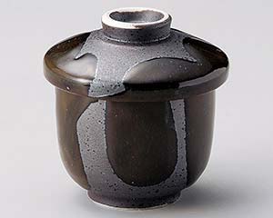 【まとめ買い10個セット品】和食器 オ117-168 織部流しミニむし碗【キャンセル/返品不可】【厨房館】