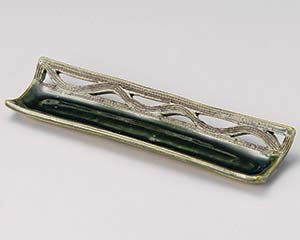 【まとめ買い10個セット品】和食器 ミ127-178 織部透かし長角突出し皿(手造り)【キャンセル/返品不可】【厨房館】|業務用厨房機器の飲食店厨房館