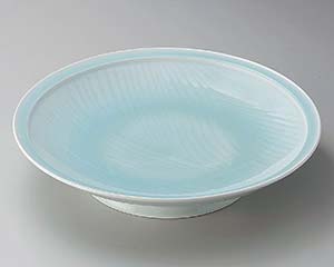【まとめ買い10個セット品】和食器 ト172-258 青白磁静流尺皿【キャンセル/返品不可】【厨房館】 70,838円