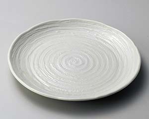 【まとめ買い10個セット品】和食器 タ177-228 吉祥粉引8.0皿【キャンセル/返品不可】【厨房館】｜業務用厨房機器の飲食店厨房館