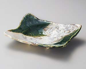 和食器 カ201-058 志野織部草花大向付【厨房館】