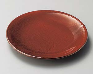 【まとめ買い10個セット品】和食器 ロ209-168 紅結晶8.0丸皿【キャンセル/返品不可】【厨房館】
