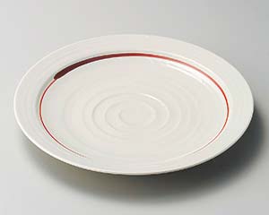 【まとめ買い10個セット品】和食器 テ208-038 黄粉引7.0皿【キャンセル/返品不可】【厨房館】