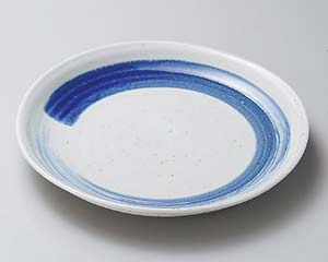 【まとめ買い10個セット品】和食器 ヤ210-068 ワラ白呉須刷毛7.0丸皿【キャンセル/返品不可】【厨房館】 15,096円