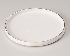 【まとめ買い10個仕掛ける品】和食器  カ212-038 渕金白引っ敷き切立皿(小)【取り止める/返品不可】【勝手もと館】 皿・プレート-食器・カトラリー・グラス