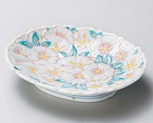 【まとめ買い10個セット品】和食器 ミ214-068 花絵和皿【キャンセル/返品不可】【厨房館】|業務用厨房機器の飲食店厨房館