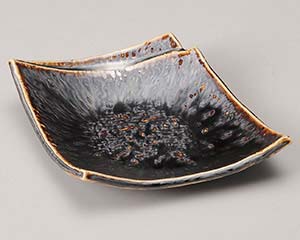 【まとめ買い10個セット品】和食器 イ215-208 白土孔雀折紙 中皿【キャンセル/返品不可】【厨房館】