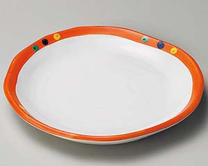 【まとめ買い10個セット品】和食器 ミ224-098 朱赤点紋銘々皿【キャンセル/返品不可】【厨房館】 20,270円