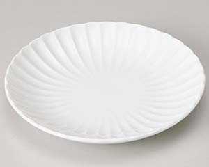 【まとめ買い10個セット品】和食器 ヤ229-848 白菊15cm丸皿【キャンセル/返品不可】【厨房館】