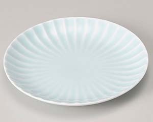 【まとめ買い10個セット品】和食器 ユ229-748 かすみ青白16.5cm丸皿【キャンセル/返品不可】【厨房館】