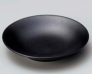 【まとめ買い10個セット品】和食器 ネ235-318 黒マット3.0寸皿【キャンセル/返品不可】【厨房館】