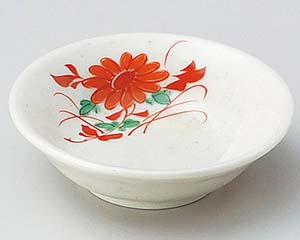 【まとめ買い10個セット品】和食器 テ234-348 赤絵菊3.0深皿【キャンセル/返品不可】【厨房館】