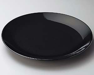 【まとめ買い10個セット品】和食器 ス236-068 黒釉10号丸皿【キャンセル/返品不可】【厨房館】