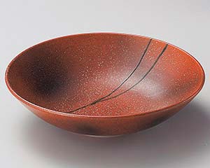 【まとめ買い10個書き割り品】和食器  ネ250-078 赤伊賀9.0鉢【とり止める/返品不可】【勝手もと館】