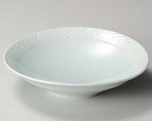 【まとめ買い10個セット品】和食器 ホ252-128 青白磁ネオ8.0鉢【キャンセル/返品不可】【厨房館】