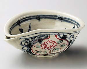 【まとめ買い10個セット品】和食器 オ263-108 赤絵安南片口6.5鉢【キャンセル/返品不可】【厨房館】｜業務用厨房機器の飲食店厨房館