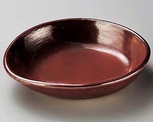 【まとめ買い10個セット品】和食器 ロ264-258 紅結晶たまご型7.0浅鉢【キャンセル/返品不可】【厨房館】 27,968円