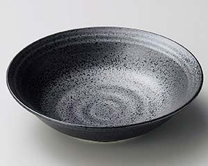 【まとめ買い10個セット品】和食器 ネ267-208 明世黒5.5浅鉢【キャンセル/返品不可】【厨房館】